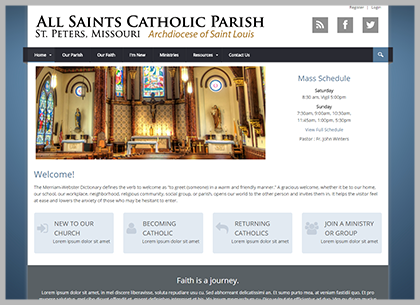 Best Catholic Church Website Templates | Mobile App Bravo