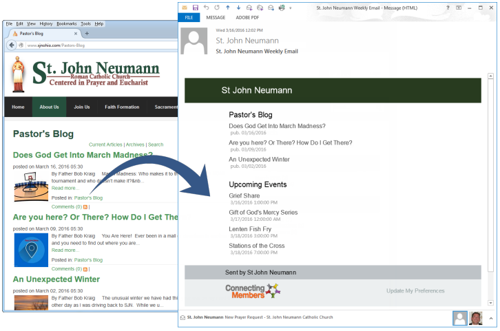 Catholic Email Newsletter Software