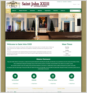 Best Catholic Parish Websites