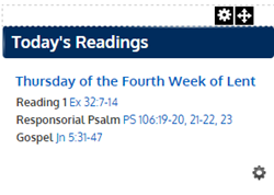 Catholic Website Software Daily Readings