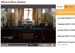 Stream Mass for Churches